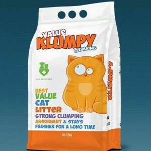 FatRat Value Klumpy Clumping Cat Litter – Lightweight, Highly Absorbent, and Odor Control (5L)"