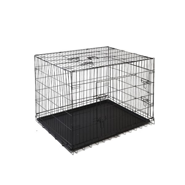 Pet Cage 2205–(67*46*48cm) Black Big & Secure Cage for Small & Medium Pets